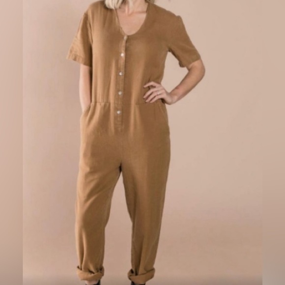 COPY - Billabong Jump Suit in burnt orange size M - Picture 1 of 7